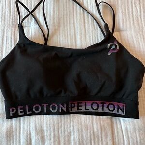Used Peloton Black Sports Bra, size small